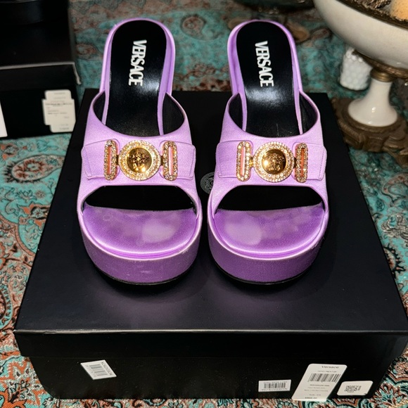 versace shoes heels